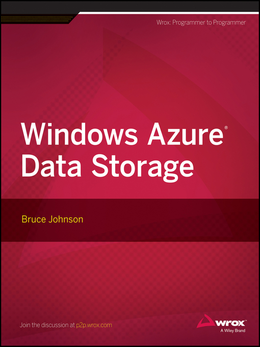 Title details for Windows Azure Data Storage by Bruce Johnson - Available